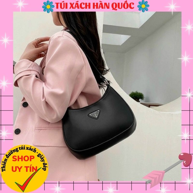 Túi Đeo Vai ❤XẢ KHO BÁN LỖ❤ Túi Kẹp Nách Nữ Da Mềm PƠ RA Siêu Xinh H 168