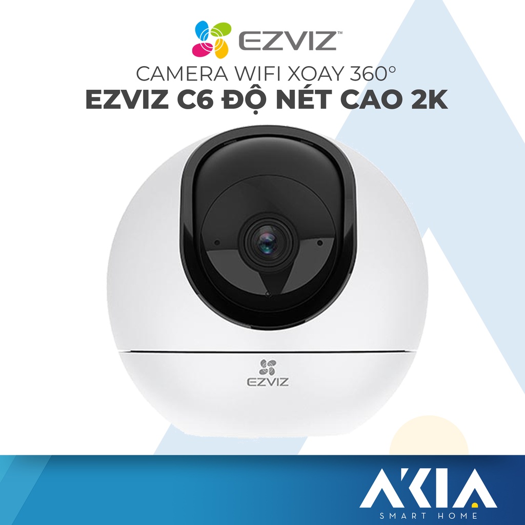 Camera xoay 360 độ Ezviz C6 phiên bản 2K, camera wifi trong nhà độ nét cao, nhận diện cử chỉ, wifi 2 băng tần