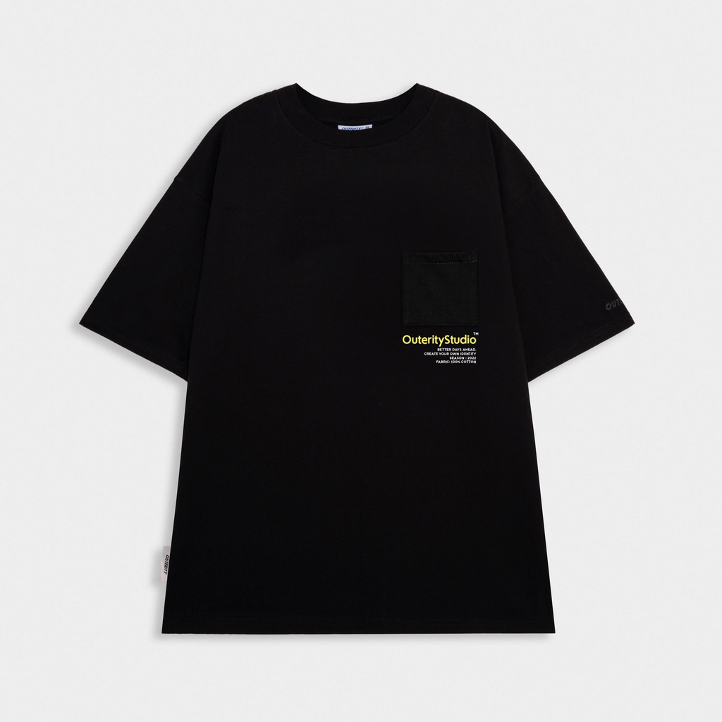 Áo thun nam nữ local brand unisex có túi Outerity Mini Pocket v3.0 / ORT.B 132
