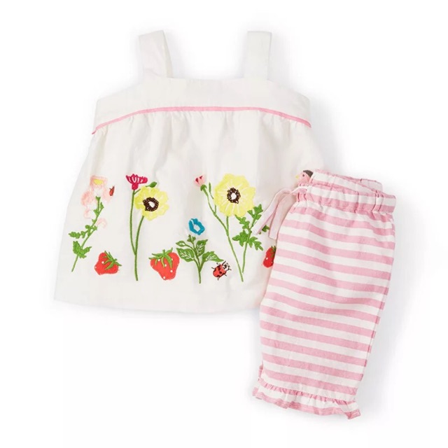 Bộ cộc Little Maven hoa 2-7Y (có ảnh thật)