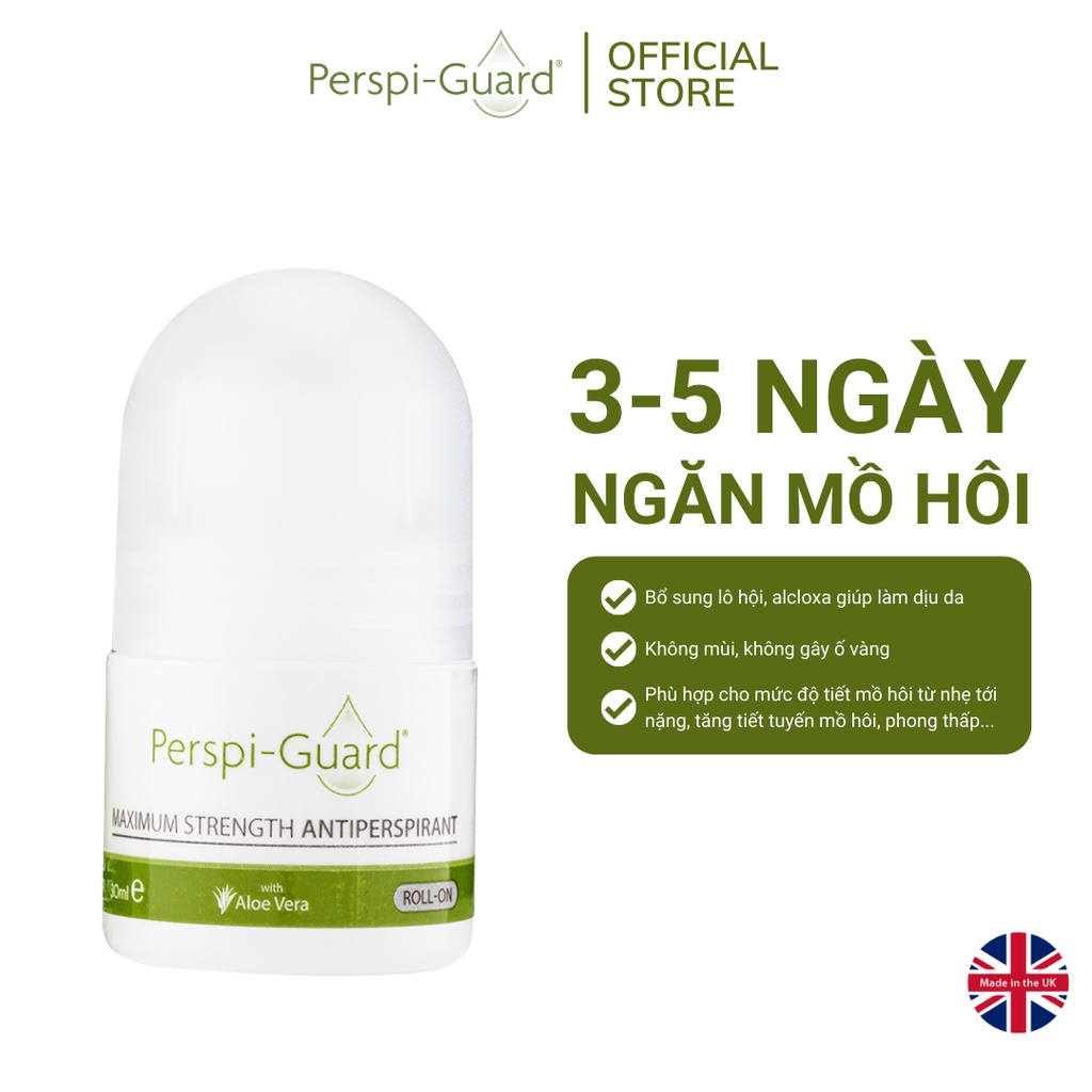 [Mã FMCGMALL -8% đơn 250K] Lăn ngăn mồ hôi hiệu quả tối đa Perspi-Guard Maximum Strength Antiperspirant Roll On 30ml