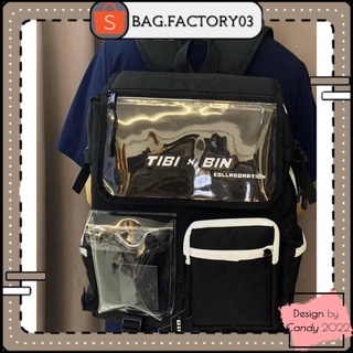 Balo cặp thời trang TIBI x BIN local Brand cao cấp / ba lô/ ba lo
