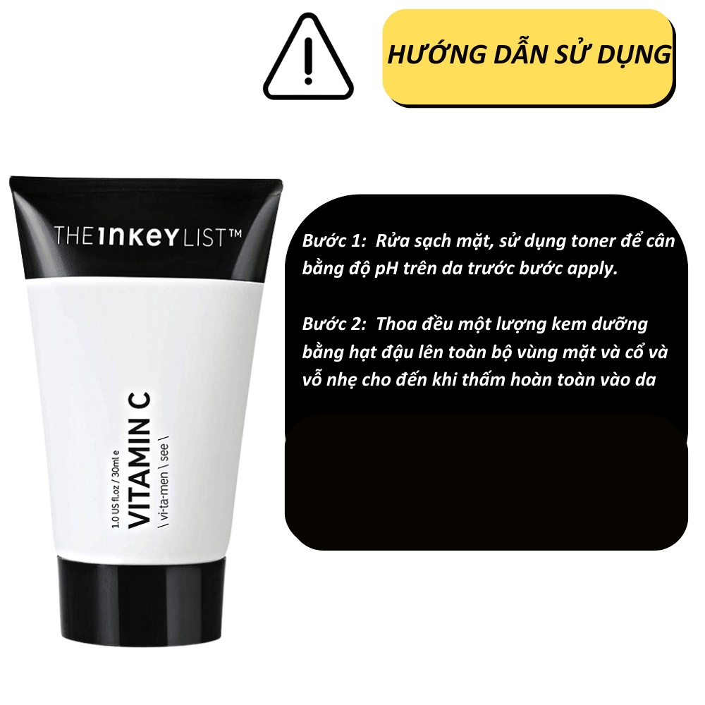 Vitamin C The Inkey List tinh chất chống lão hoá làm sáng da 30ml