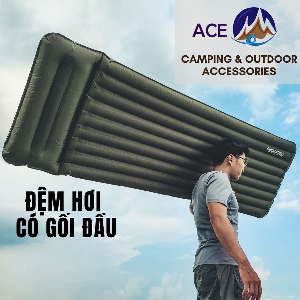 Đệm hơi có gối đầu Naturehike-NH20FCD12