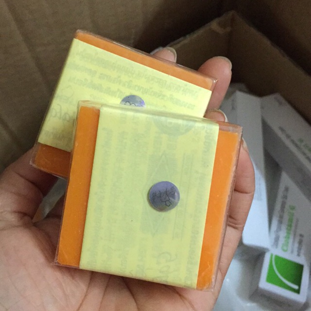 Xả lỗ Xà phòng cam (Soap nghệ) Thái lan chuẩn