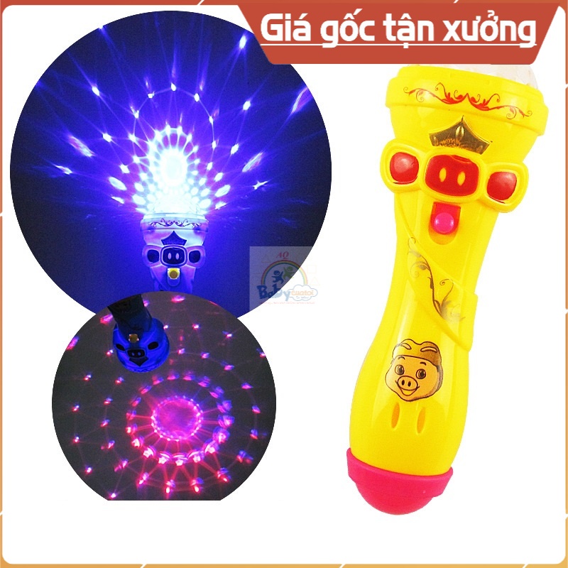 Đồ chơi micro có đèn cho bé lung linh siêu đẹp giúp bé luyện giọng, sáng tạo, nhỏ gọn, bền đẹp, an toàn - AQ