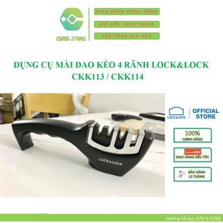 Ckk114 - dụng cụ mài dao kéo 4 rãnh lock&lock - hàng chính hãng