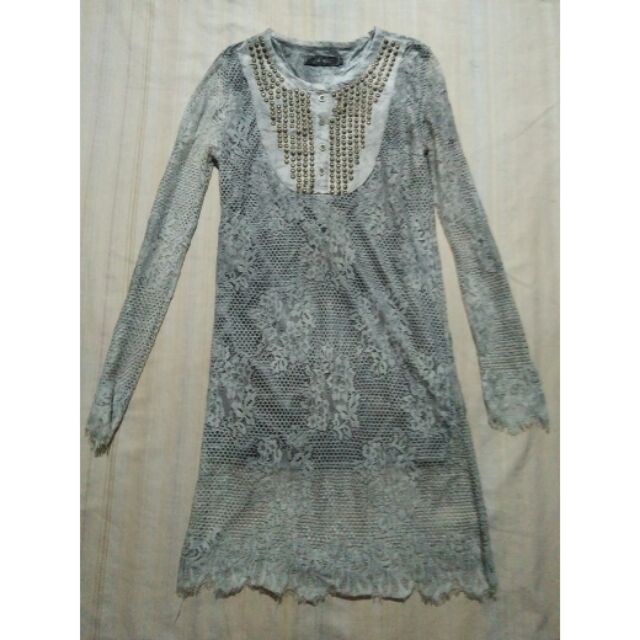 D04. Đầm ren size S. Hàng thùng