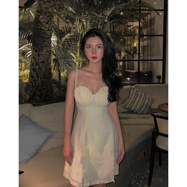 Shella Dress | Đầm vỏ sò cúp ngực, khoét lưng