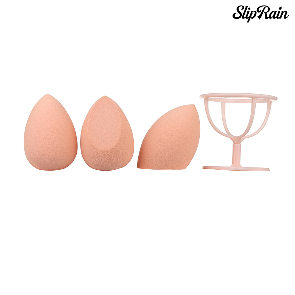 Sliprain ♥3Pcs/Set Makeup Sponge Face Beautify With Bracket Washable Fashion Face Blender