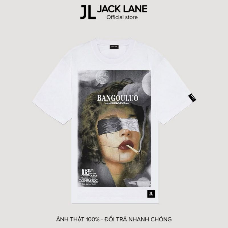 Áo Phông Oversize Tripble B, JACKLANE, Áo thun cộc tay Unisex Jack Lane