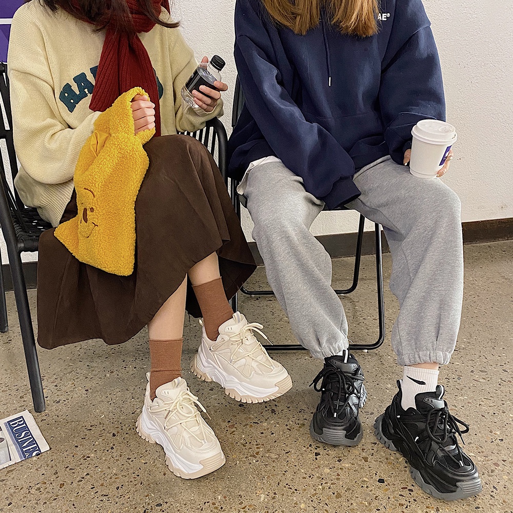 Giày thể thao QIAOYILUO đế dày mềm thoáng khí thời trang Hàn Quốc dành cho nữ