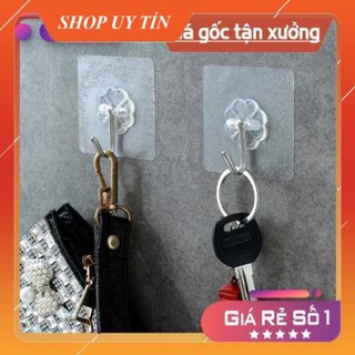 Móc treo dán tường chịu lực siêu chắc, miếng dán tường 1k