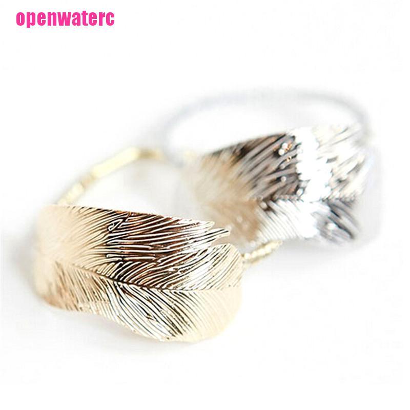 Dây Buộc Tóc Cao Su Co Giãn Hình Chiếc Lá Thời Trang Cho Nữ