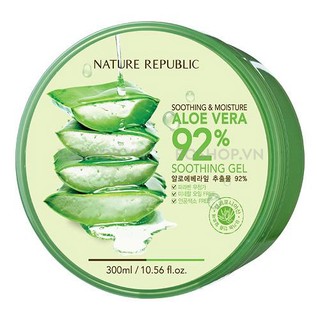 Gel dưỡng da nha đam nature republic aloe vera 92%