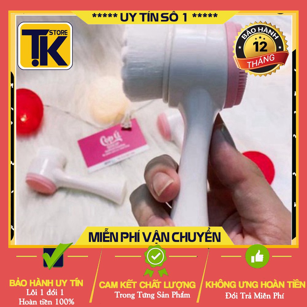 [Hàng Loại 1] Cọ rửa mặt 2 đầu massage mềm mại . .
