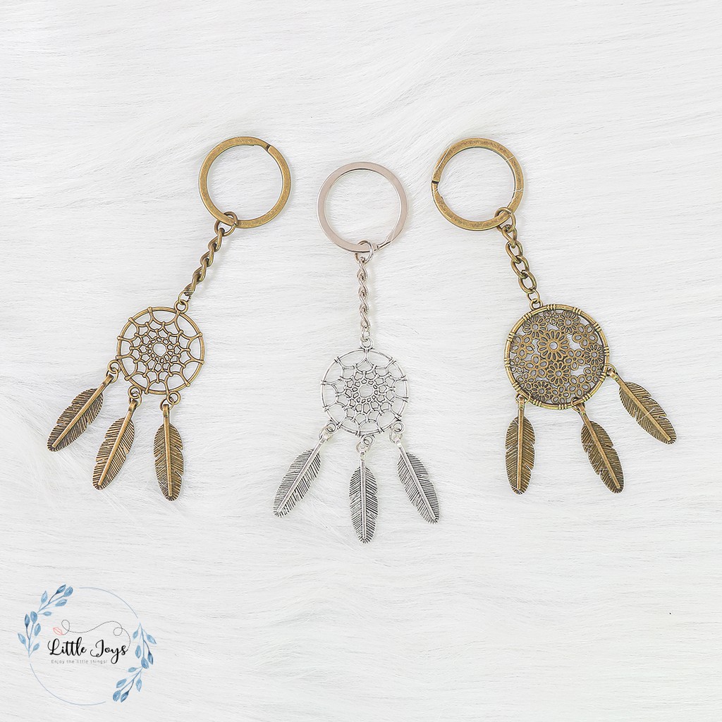 Móc khóa dreamcatcher phong cách vintage, hoang dã