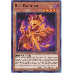 Thẻ bài Yugioh - TCG - Red Familiar / MP21-EN052'