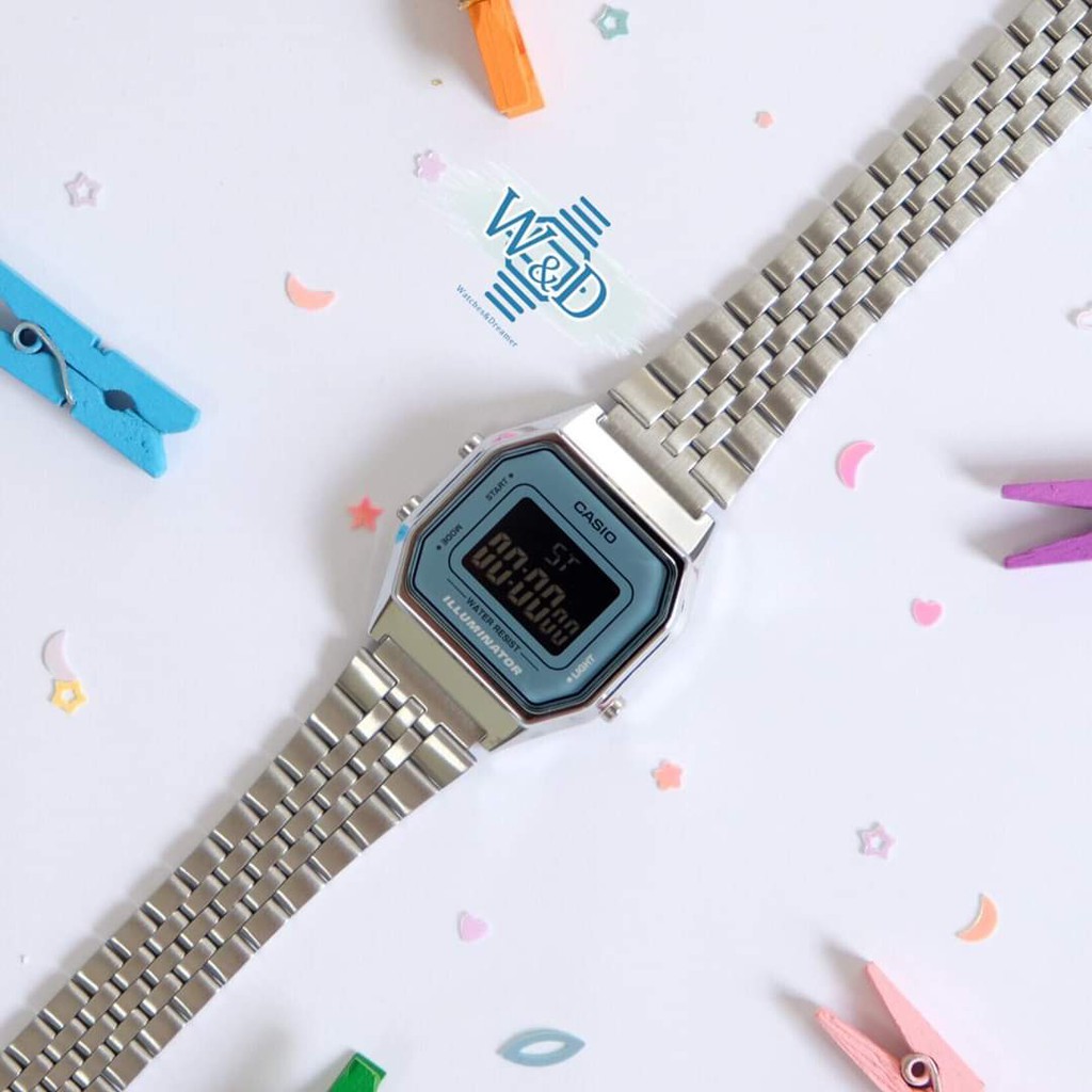 Đồng hồ nữ Casio LA680WA-1BDF dây đeo thép không gỉ cổ điển , sang trọng , đẳng cấp | BigBuy360 - bigbuy360.vn