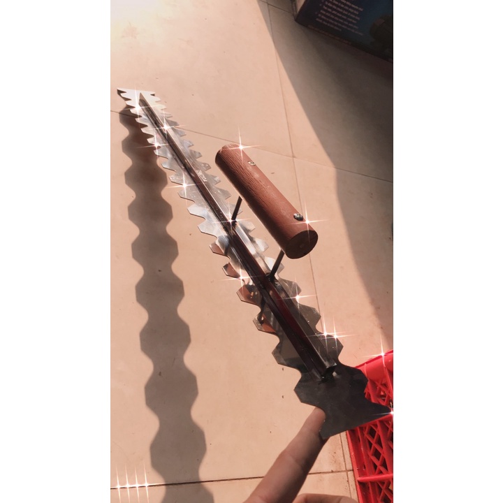 BAY RĂNG CƯA LÁT NỀN INOX 304 . DÀI 60CM. HÀNG HOT ĐÀI LOAN