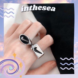 Nhẫn Hình Logo Phong Cách Thời Trang Unisex Độc Đáo