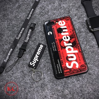 Ốp lưng kính iphone Supreme dollar