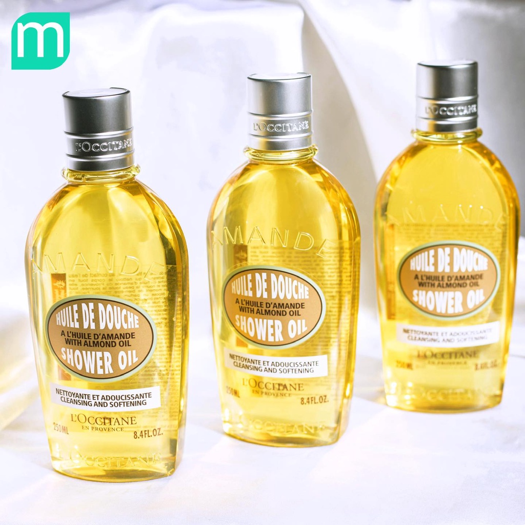 Sữa Tắm L'Occitane Almond Moisturizing Shower Oil