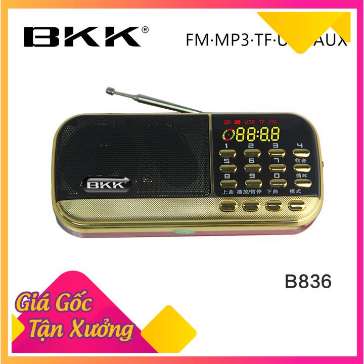 Loa Nghe Nhạc BKK 836 Cắm Thẻ Nhớ, Usb, FM Cao Cấp ⚡FREESHIP⚡ TP'S