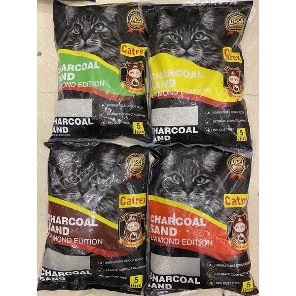 Cát Mỹ - Cát vệ sinh Charcoal Sand 5L Cho Mèo