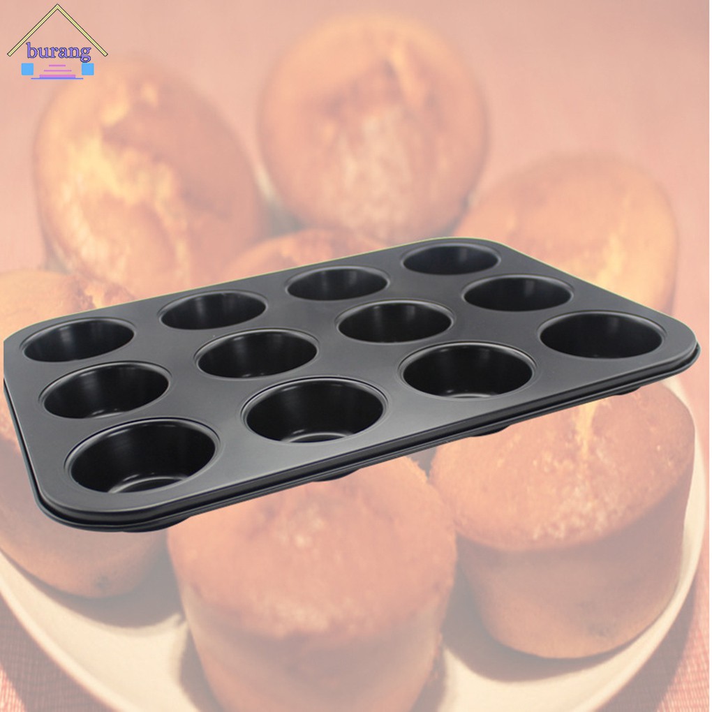 Khuôn Nướng Bánh Muffin, Sô Cô La Được Làm Từ Thép Không Gỉ, Không Dính