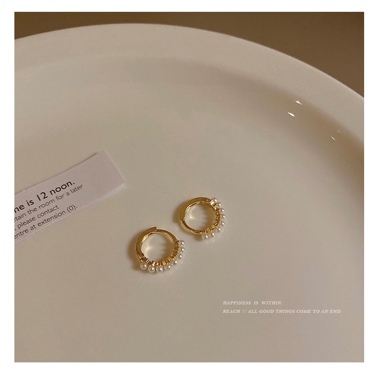 Bông tai, khuyên tai tròn nhỏ nhắn xinh xắn cho nữ BT15