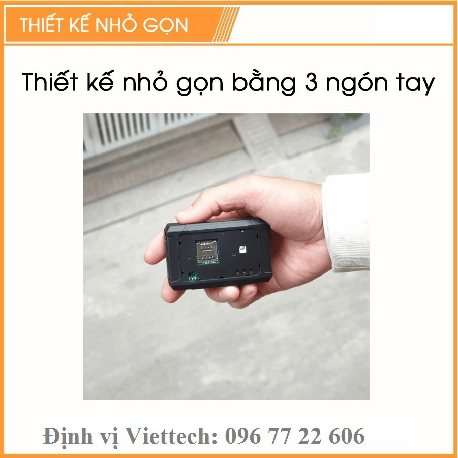 Định vị chống trộm xe máy Ôtô A20, Pin 15 - 20 ngày, Nghe được âm thanh, Không cần lắp đặt