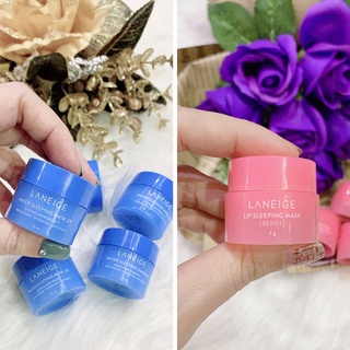 Bộ đôi mặt nạ ngủ Laneige Water Sleeping Mask và mặt nạ ngủ môi Laneige Lip Sleeping Mask
