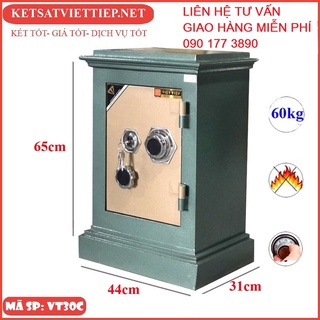 Két sắt việt tiệp chống cháy vt30c khóa cơ - 60kg