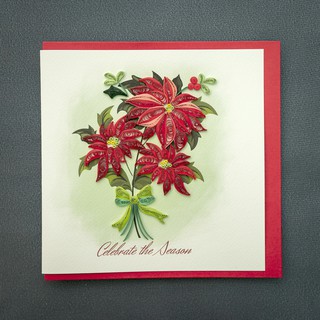 Thiệp Giấy Xoắn Giáng Sinh Handmade NOEL28