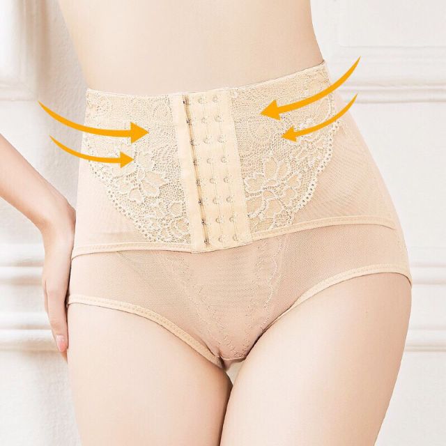 Quần gen nịt bụng có nút gài ở trước