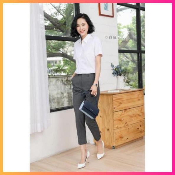 Sơ mi ngắn tay công sở, áo sơ mi nữ  MoonMy  Sơ Mi Nữ ngắn tay - Hàng Cao Cấp | BigBuy360 - bigbuy360.vn