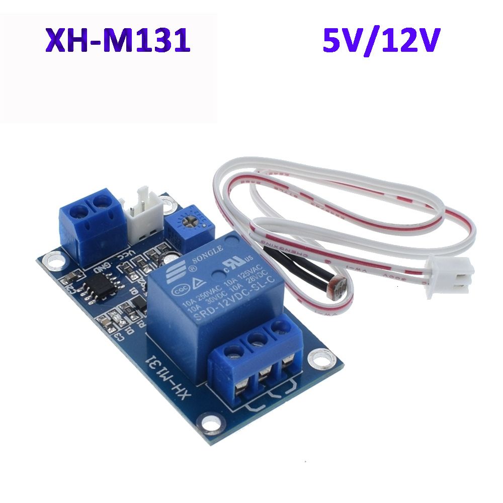 Mô Đun Cảm Biến Chuyển Đổi Ánh Sáng Tự Động 1 Kênh Dc 5v / 12v Xh-M131