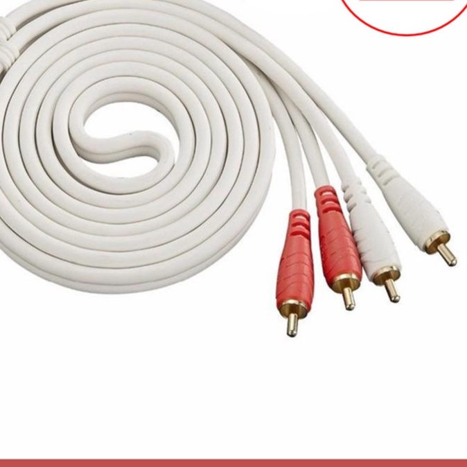 Cáp AV 4 đầu hoa sen cao cấp dài 1.8M,3m,5m,10m dây đồng nguyên chất - Cáp AV 4 đầu hoa sen