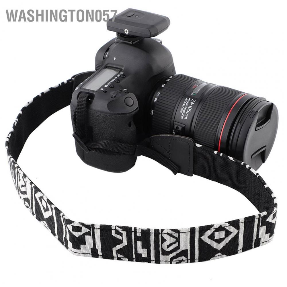 Washington057 Universal Adjustable Vintage Fashion Camera Shoulder Neck Belt Strap