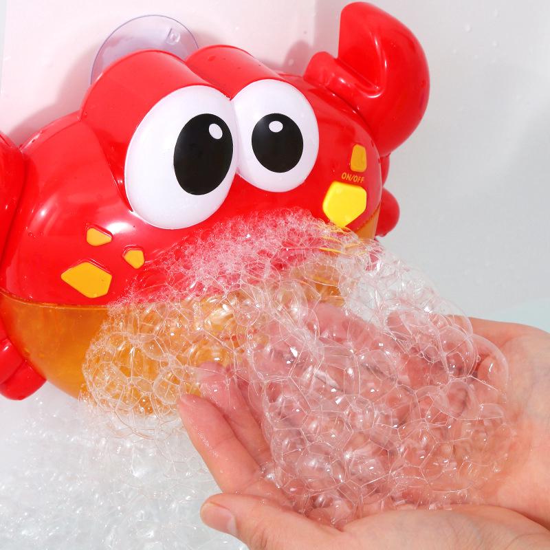 Đồ Chơi Tạo Bong Bóng Hình Chú Cua Dễ Thương Cho Bé Chơi Khi Tắm