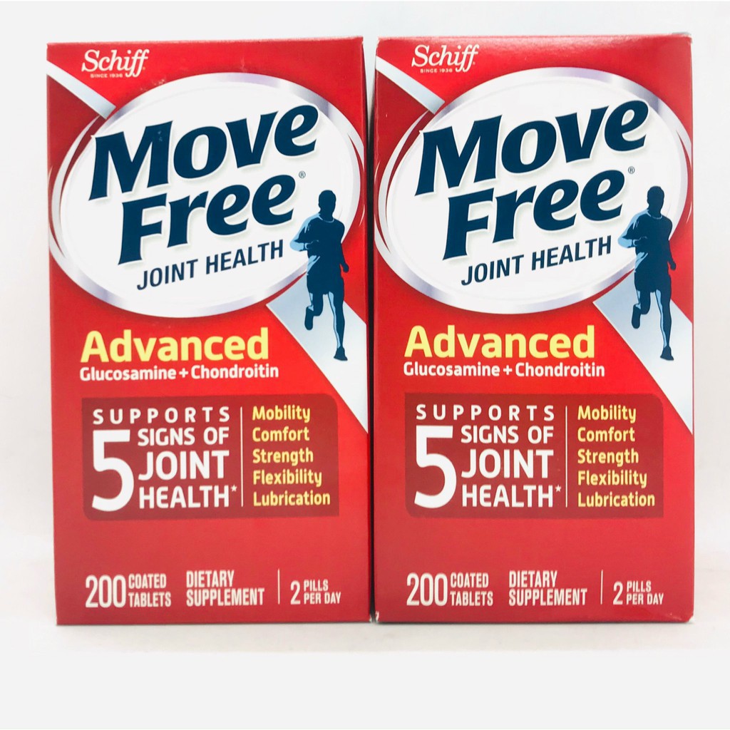 [DATE MỚI NHẤT] Viên Uống Bổ Khớp Schiff Move Free Joint Health Advanced Giảm Đau Xương Khớp Chuẩn USA (200 viên)