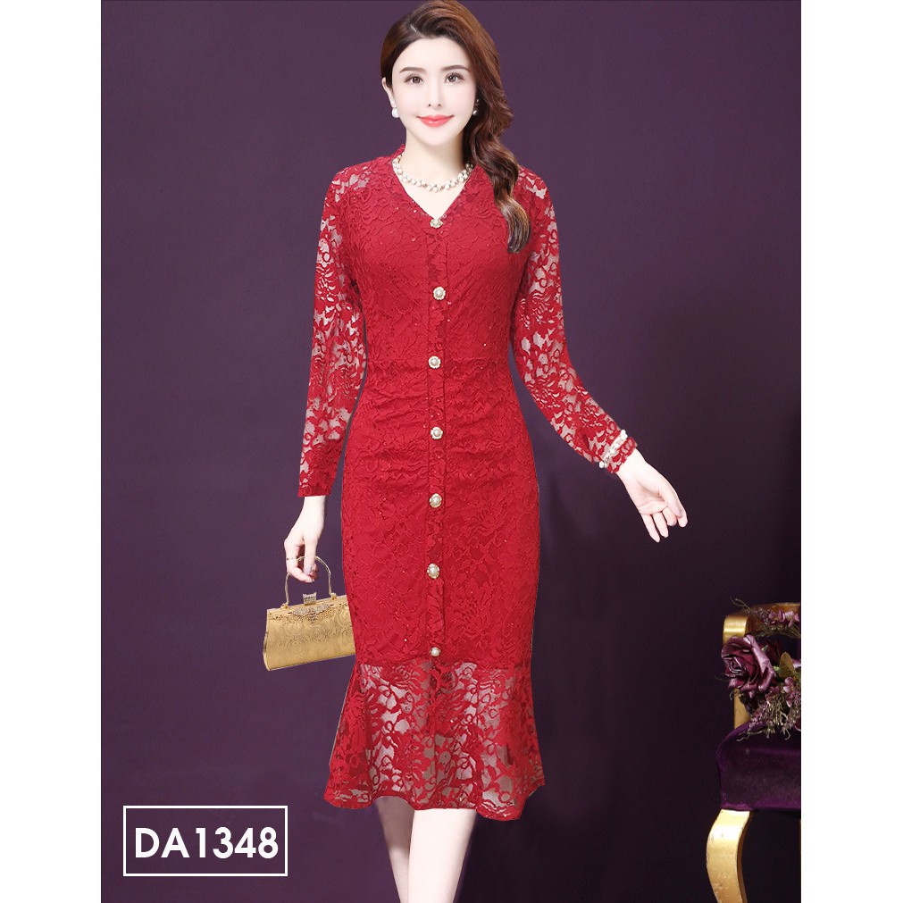 Đầm ren kim body đuôi cá DA1348 | BigBuy360 - bigbuy360.vn