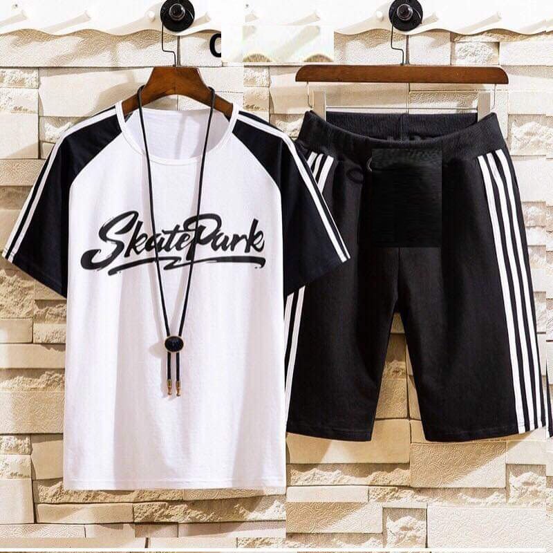 ĐỒ BỘ NAM THỂ THAO THUN COTTON SỌC QUẦN - NPX