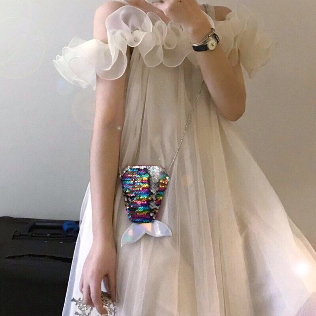TÚI ĐEO CHÉO HÌNH ĐUÔI CÁ