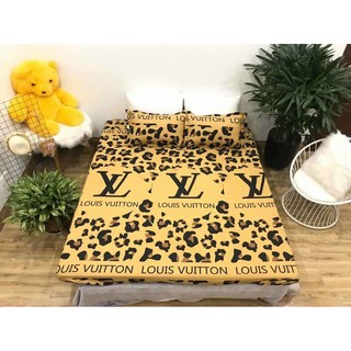 Bộ Ga Gối Polly Cotton Lv Báo