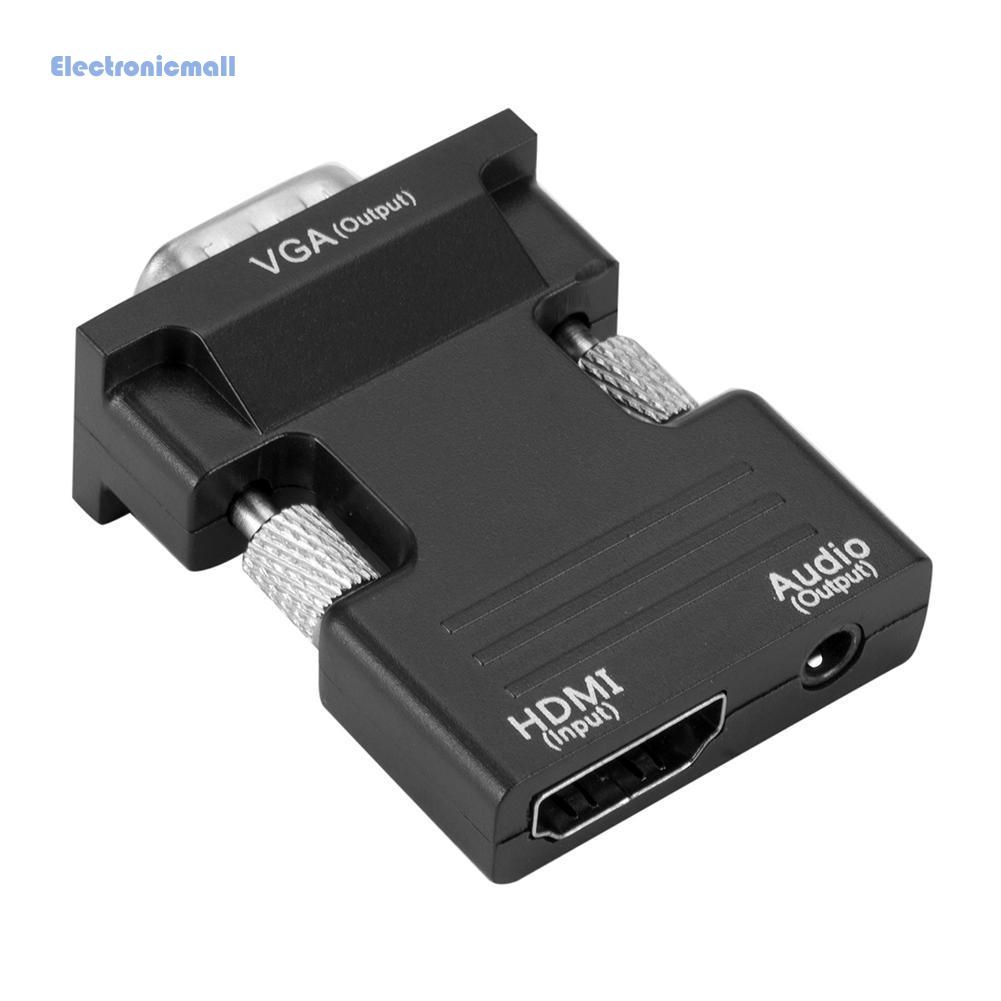 Đầu chuyển đổi cổng ELE HDMI sang VGA hỗ trợ đầu ra âm thanh 1080P