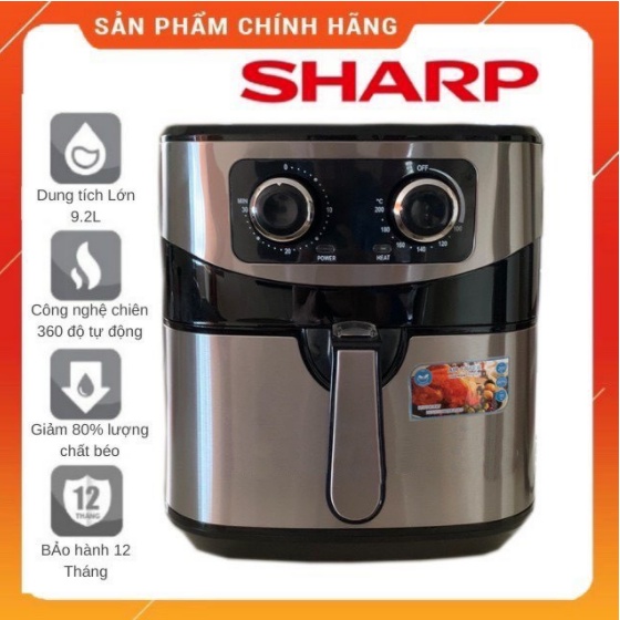 Nồi Chiên Không Dầu Sharp KS92 9.2 Lít