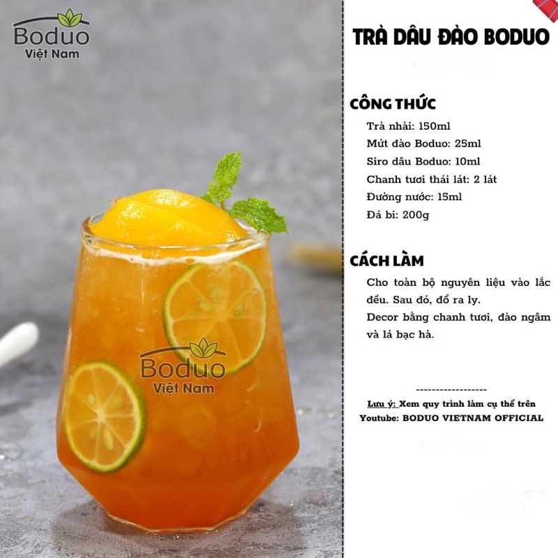 Mứt dâu tây Boduo hộp 1,3kg