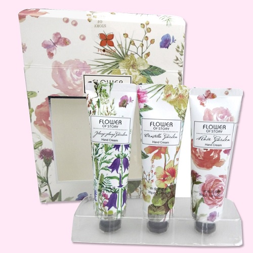 Set 3 Tuýp Kem Tay Dưỡng Ẩm, Mềm Mịn và Sáng Da Tay Flower Of Story 30gr Date 3/2024